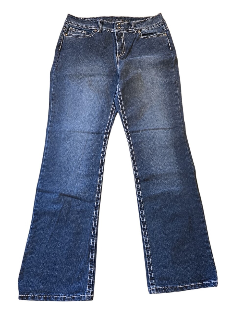 Code Bleu Y2K Annette Mid-rise Bootcut Jeans 12/30
